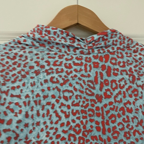 J. McLaughlin Panama Faux Wrap Catalina Cloth Dress Animal Print - Picture 7 of 9